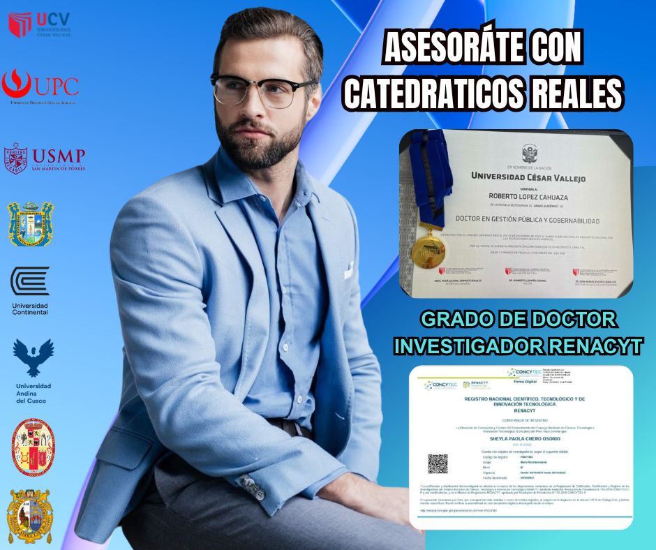 asesorate con catedraticos reales