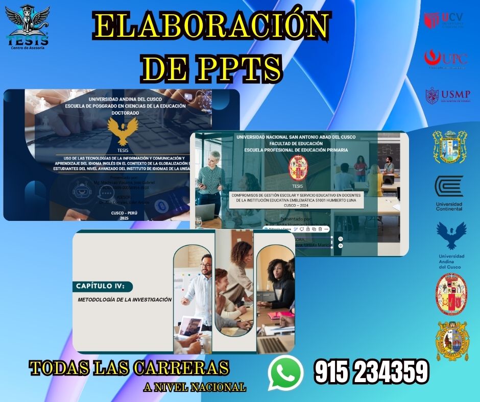 servicio de elaboración de diapositivas
