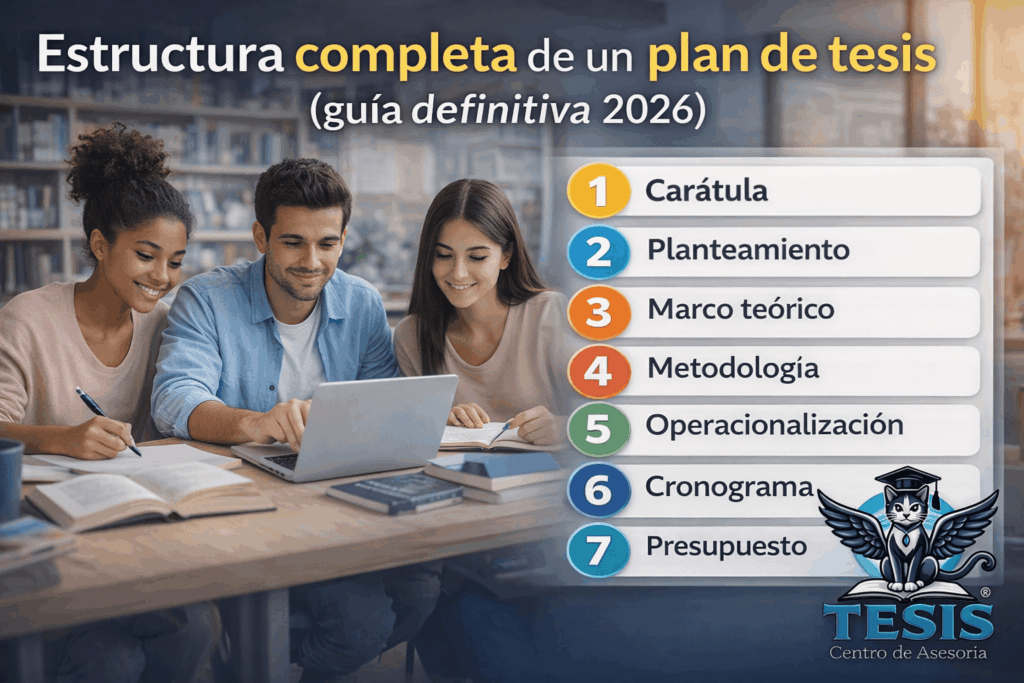 estructura completa de un plan de tesis tesis cat