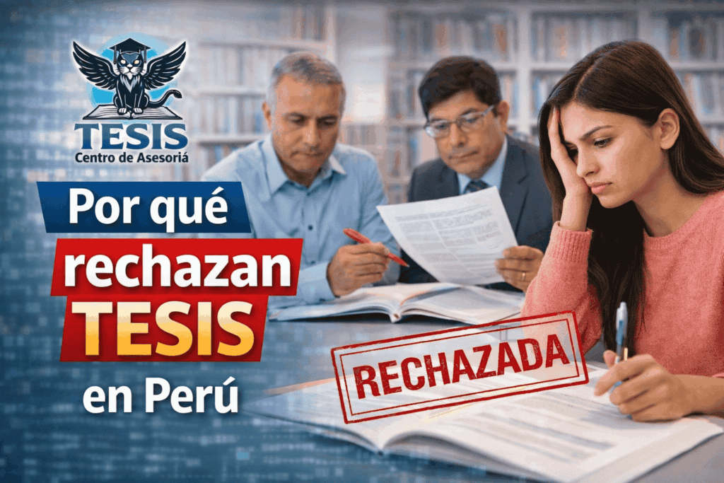 Porque rechazan tu tesis en Perú