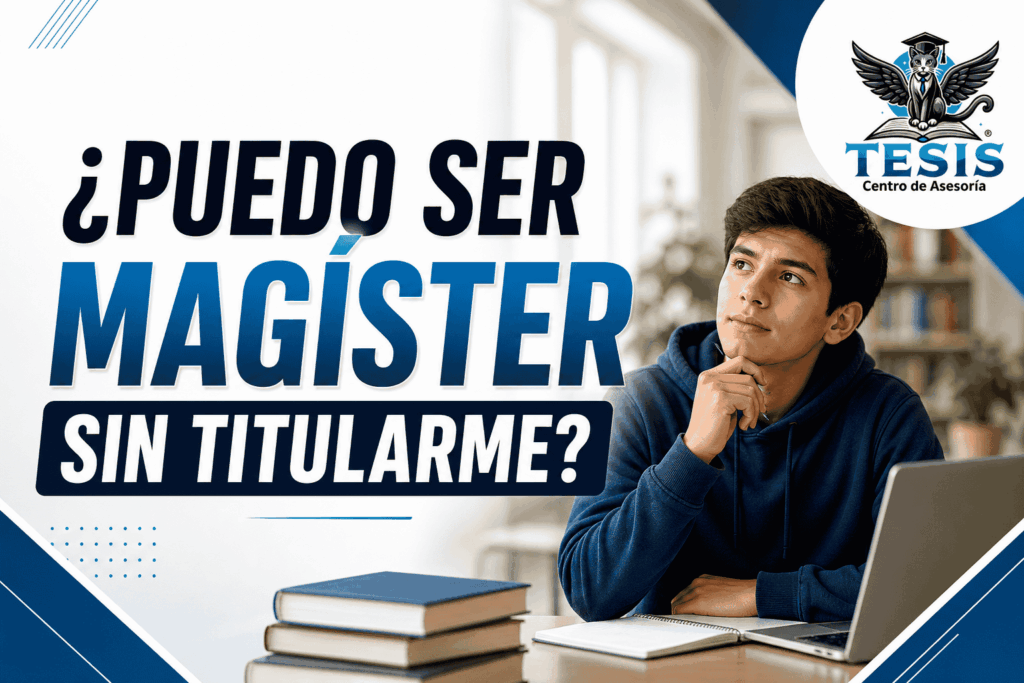 ¿Puedo ser magister sin titularme?